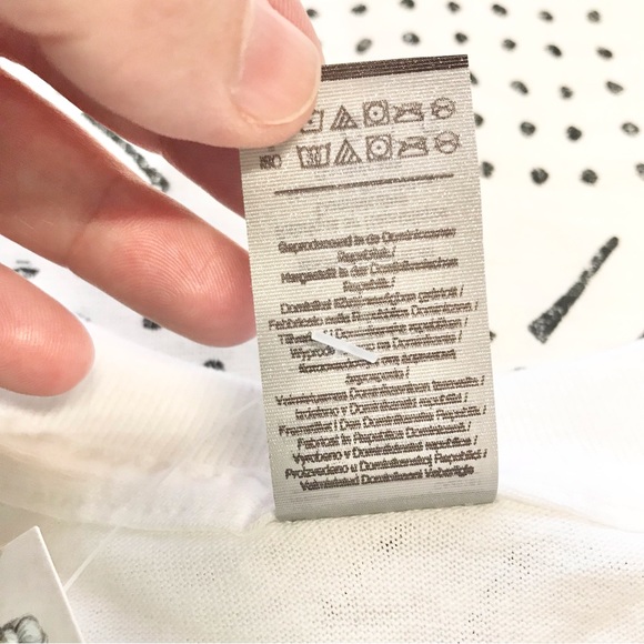 WHITE ROCK & ROLL STAR GRAPHIC T SHIRT - Picture 3 of 5